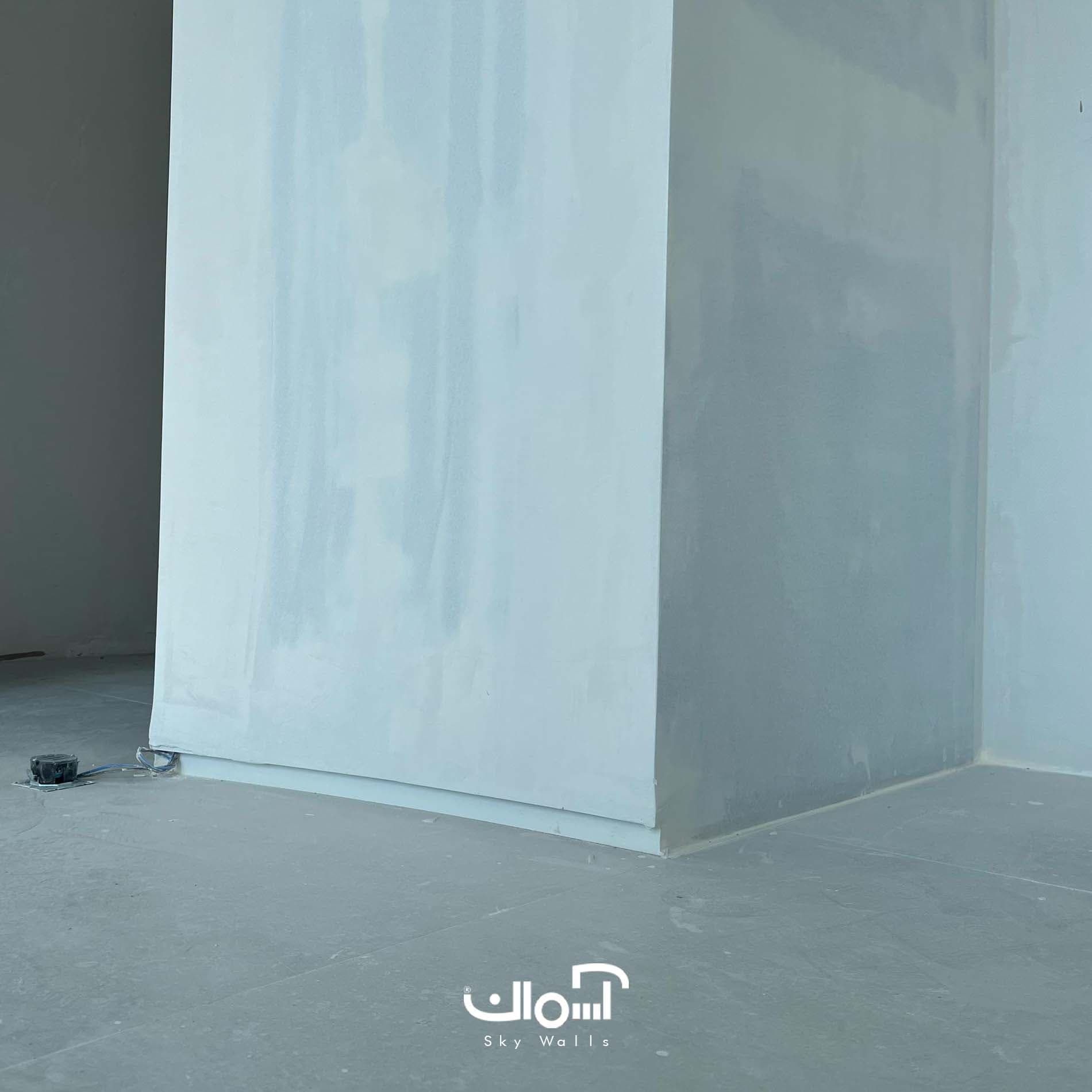 قرنیز توکار آلومینیومی نوری 4 سانتی برای دیوار گچی — تصویر ۶