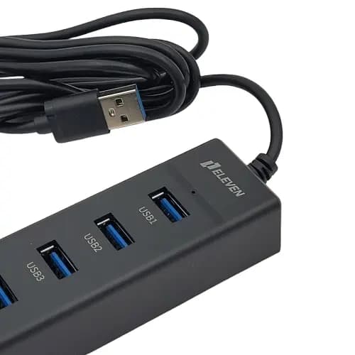 هاب یو‌ اس‌ بی چهار پورت ایلون مدل eleven H201 USB2.0 — تصویر ۵