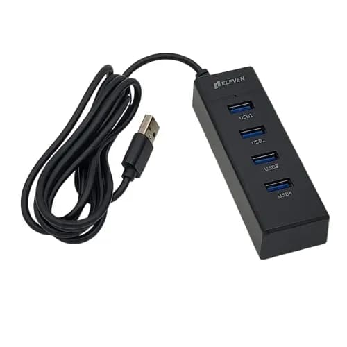هاب یو‌ اس‌ بی چهار پورت ایلون مدل eleven H201 USB2.0 — تصویر ۴