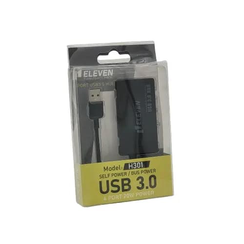 هاب یو اس بی چهار پورت ایلون مدل eleven H301 USB — تصویر ۲