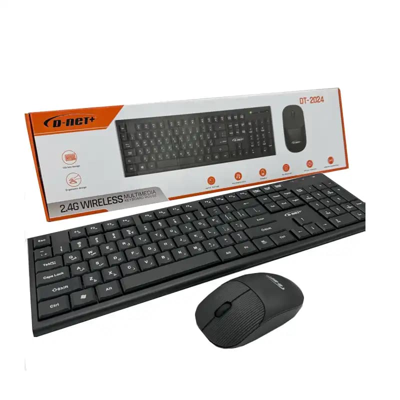 کیبورد موس بی سیم D-NET DT-2024