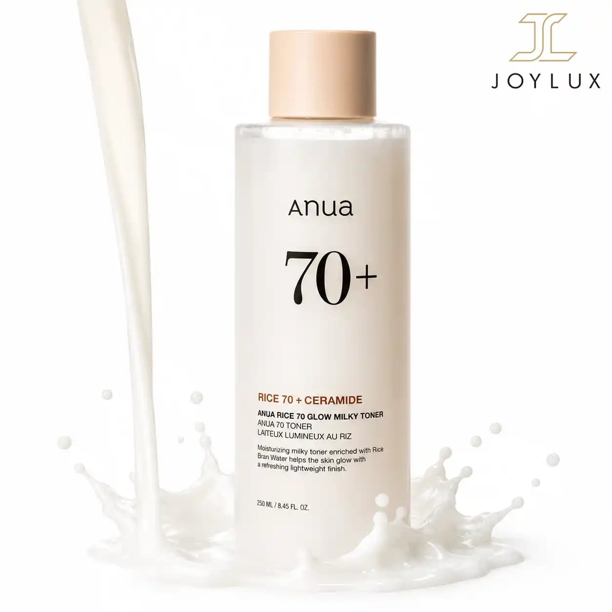 تونر آنوا مدل Rice 70 Glow Milky Toner حجم 250 میلی‌لیتر