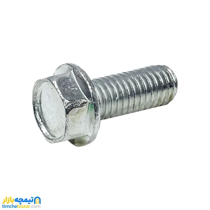 پیچ رکاب جلو واشردار موتور سیکلت سایز 8 میلی متر فولادی
