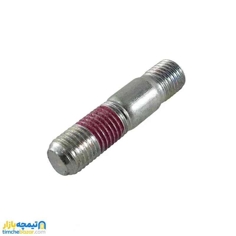 پیچ دنده عقب دو سر رزوه موتور سیکلت پالس فولادی — تصویر ۲