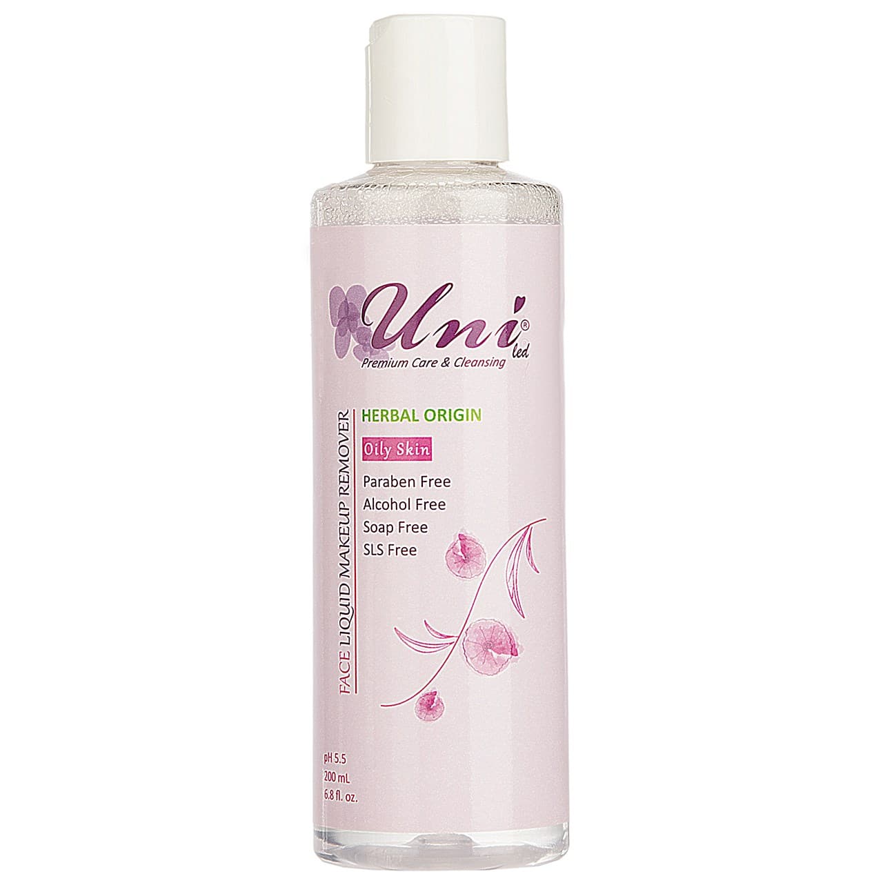 مراقبت پوست محلول پاک کننده آرایش یونی لد سری Herbal Origin مدل Oily Skin حجم 200 میلی لیتر