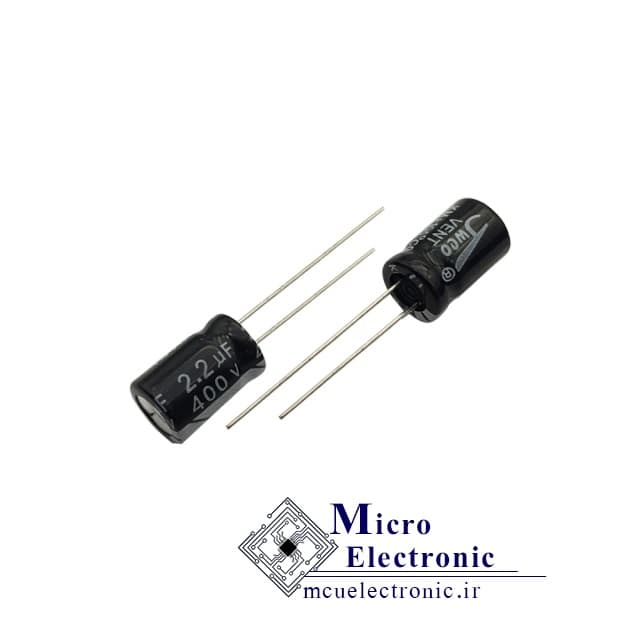 خازن الکترولیت 2.2uF 400v سبز