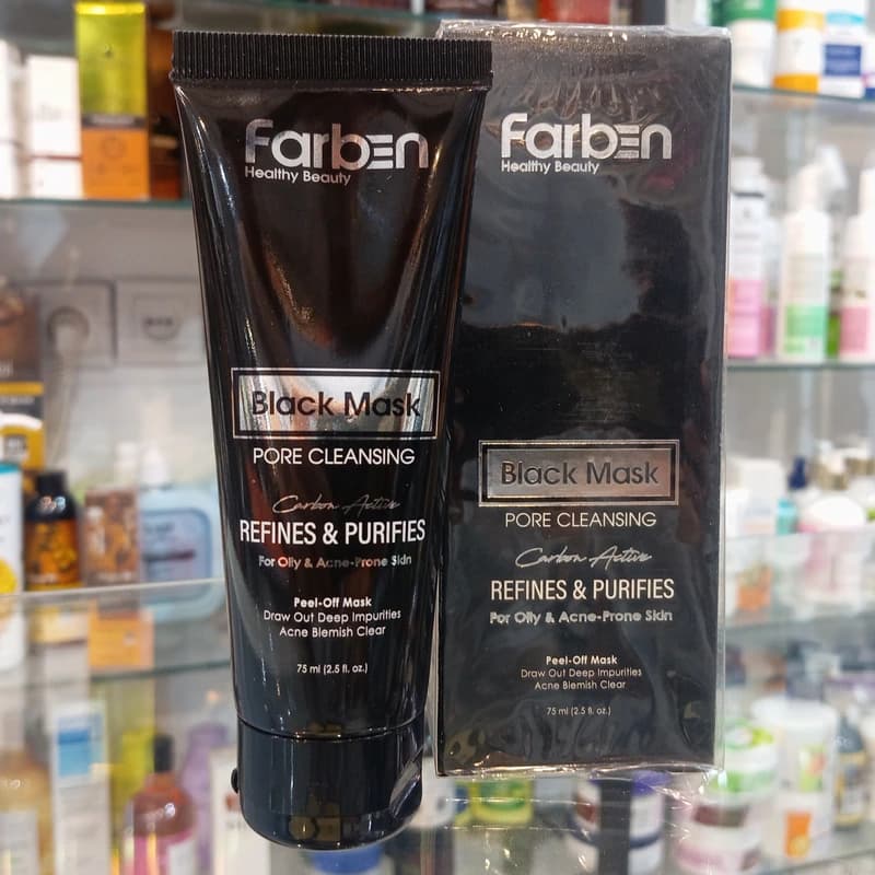 ماسک صورت فاربن زغال 75 میل Farben — تصویر ۲