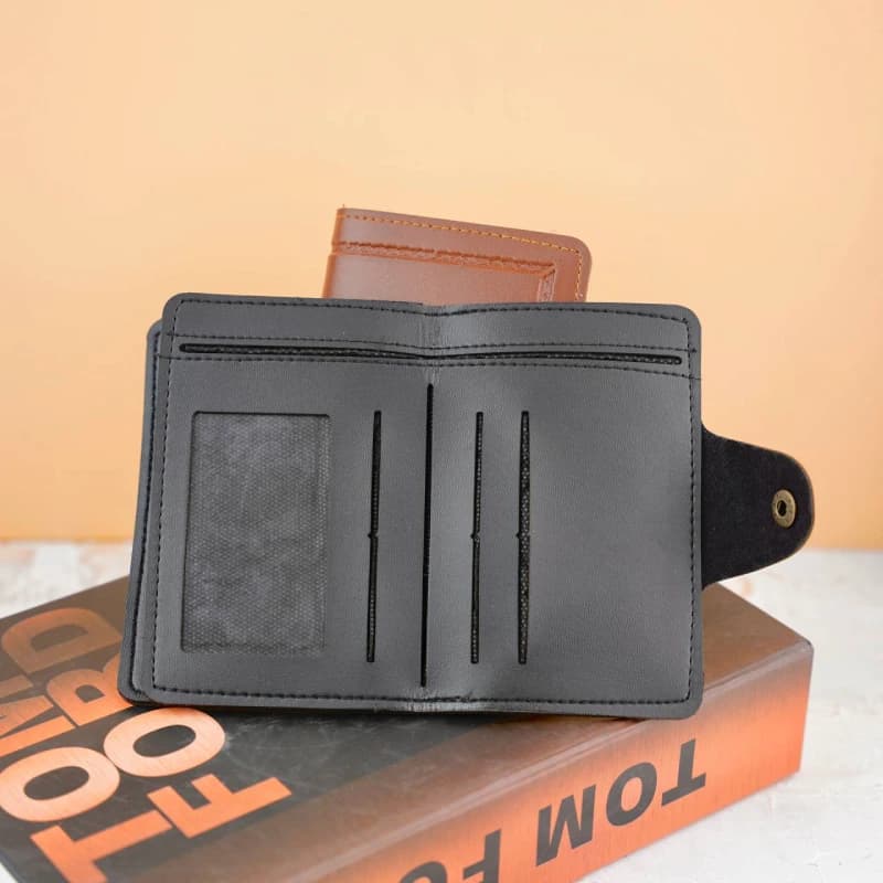 کیف پول نیم کتی دکمه دار مردانه CLARKS 186-78 — تصویر ۲