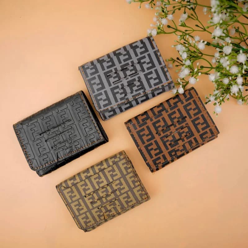 کیف پول سه لت مترویی فندی 3-192