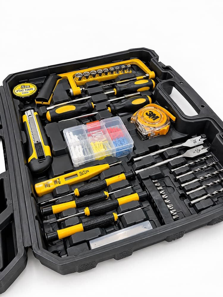 ست دريل شارژی چکشی 12ولت با 50 پارچه ابزار MASTER TOOLS — تصویر ۳
