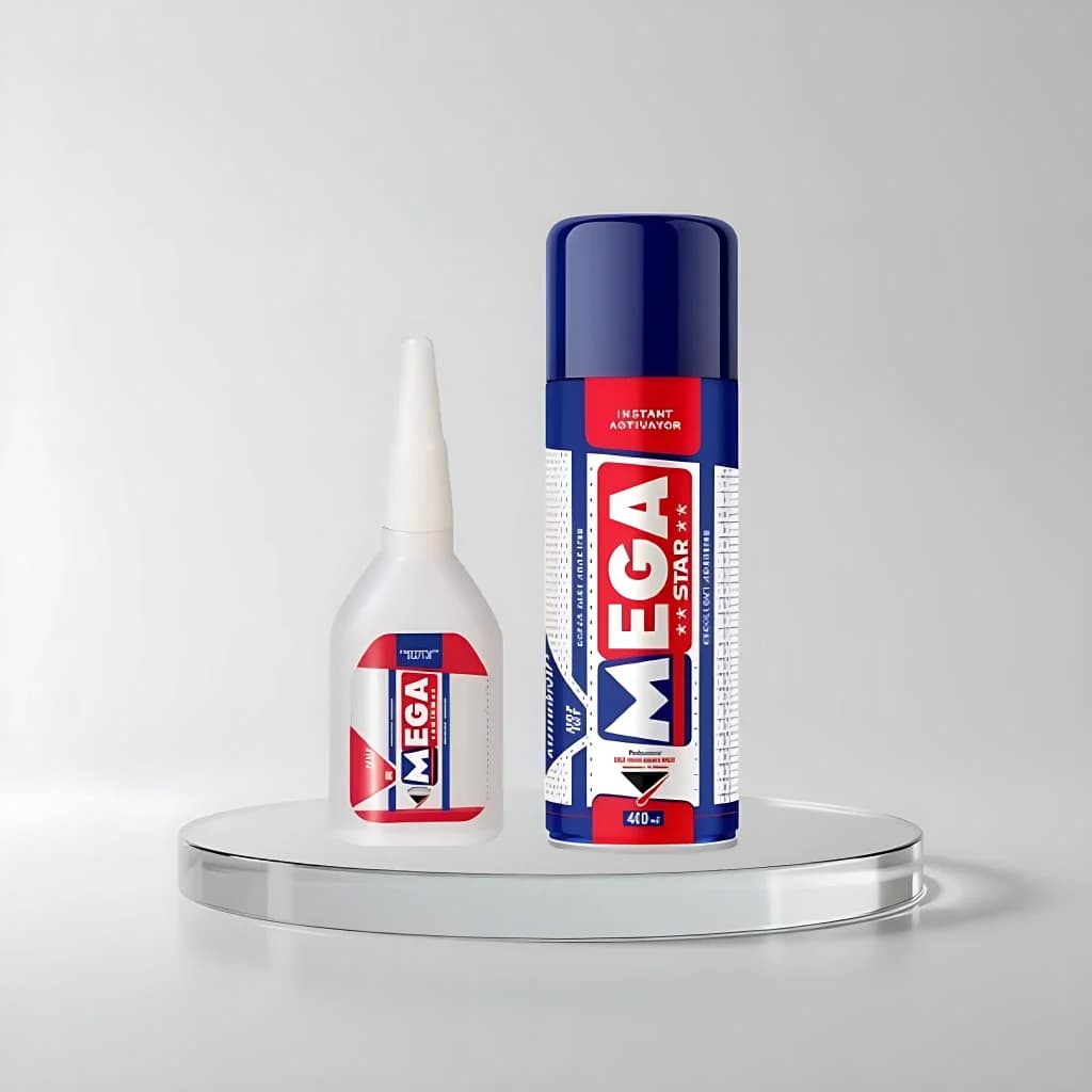 چسب 123 مگا استار 400 میل ساختمانی MEGA STAR