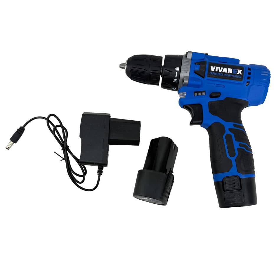 دریل شارژی ۱۲ ولت با ۲ باتری ویوارکس مدل VR1215V — تصویر ۴