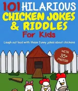 دانلود کتاب 101 Hilarious Chicken Jokes & Riddles for Kids: Laugh Out Loud With These Funny Jokes About Chickens –…