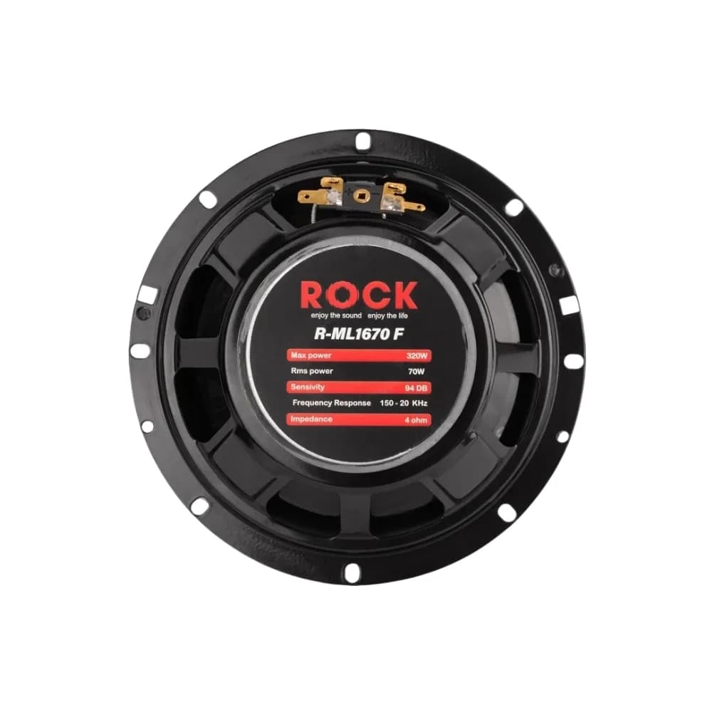 بلندگو کواکسیال خودرو راک مدل ROCK R-ML1670F — تصویر ۲