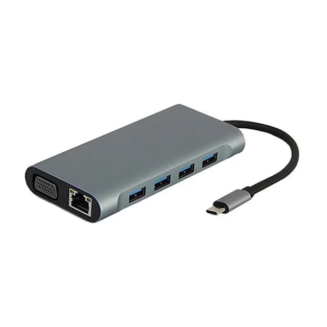 هاب 11 پورت Type-c کی نت مدل K-MFCMS1011
