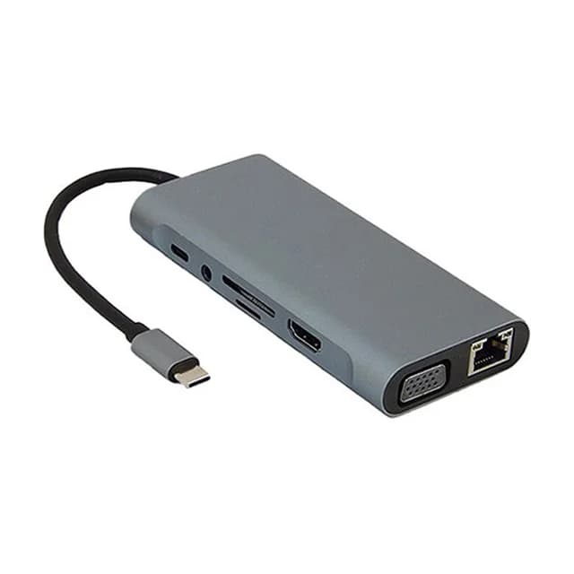 هاب 11 پورت Type-c کی نت مدل K-MFCMS1011 — تصویر ۳