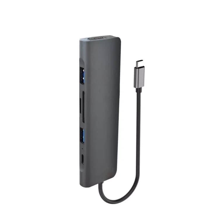 هاب 6 پورت Type-c کی نت مدل K-MFCMS606