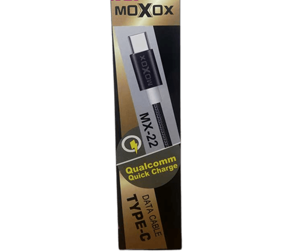 کابل شارژ پاور بانکی تایپ سی اندروید MOXOX مدل MX-22