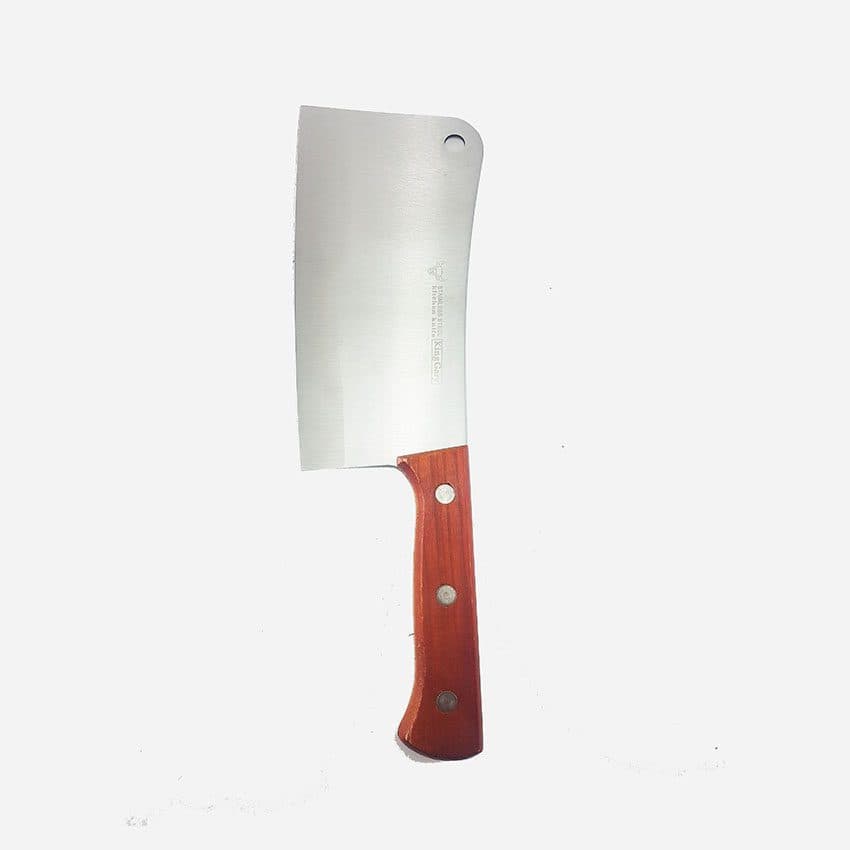 ساطور گوشت دسته چوبی متوسط کد K 2