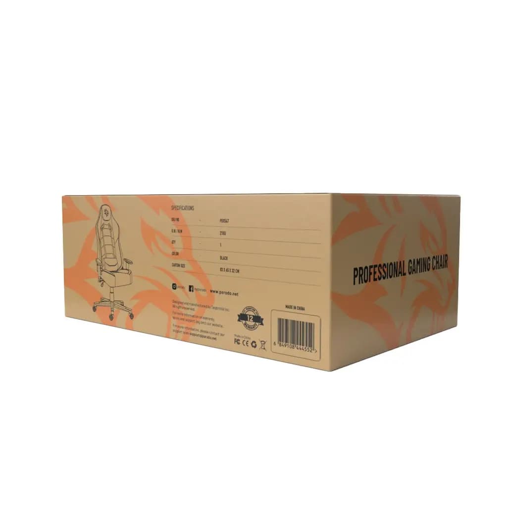 صندلی گیمینگ حرفه ای پرودو مدل Porodo Gaming Professional Gaming Chair Molded Foam Seats PDX547 — تصویر ۸