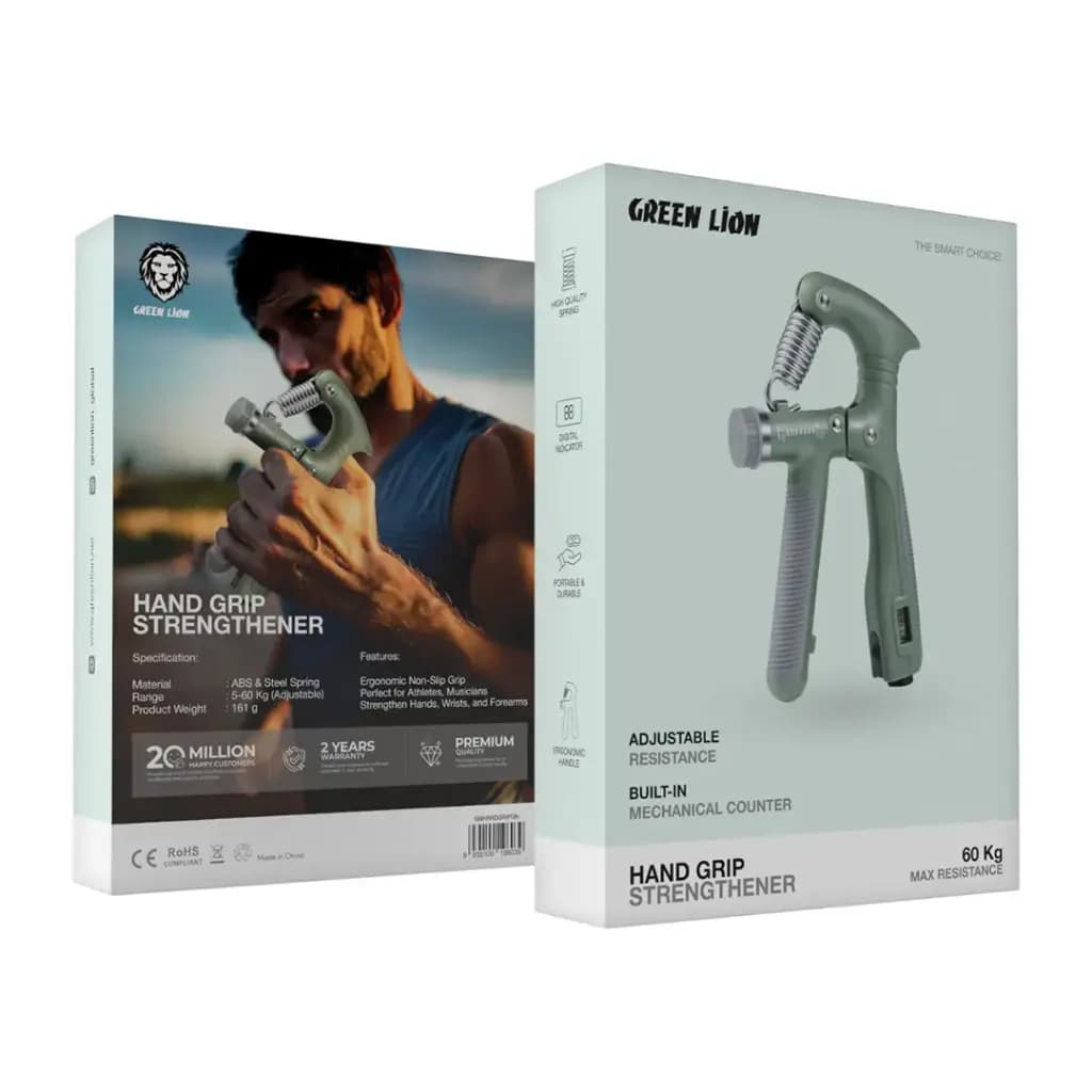 تقویت کننده مچ و ساعد گرین لاین مدل Green Lion Hand Grip Strengthener GNHANDGRIPGN‏ — تصویر ۳