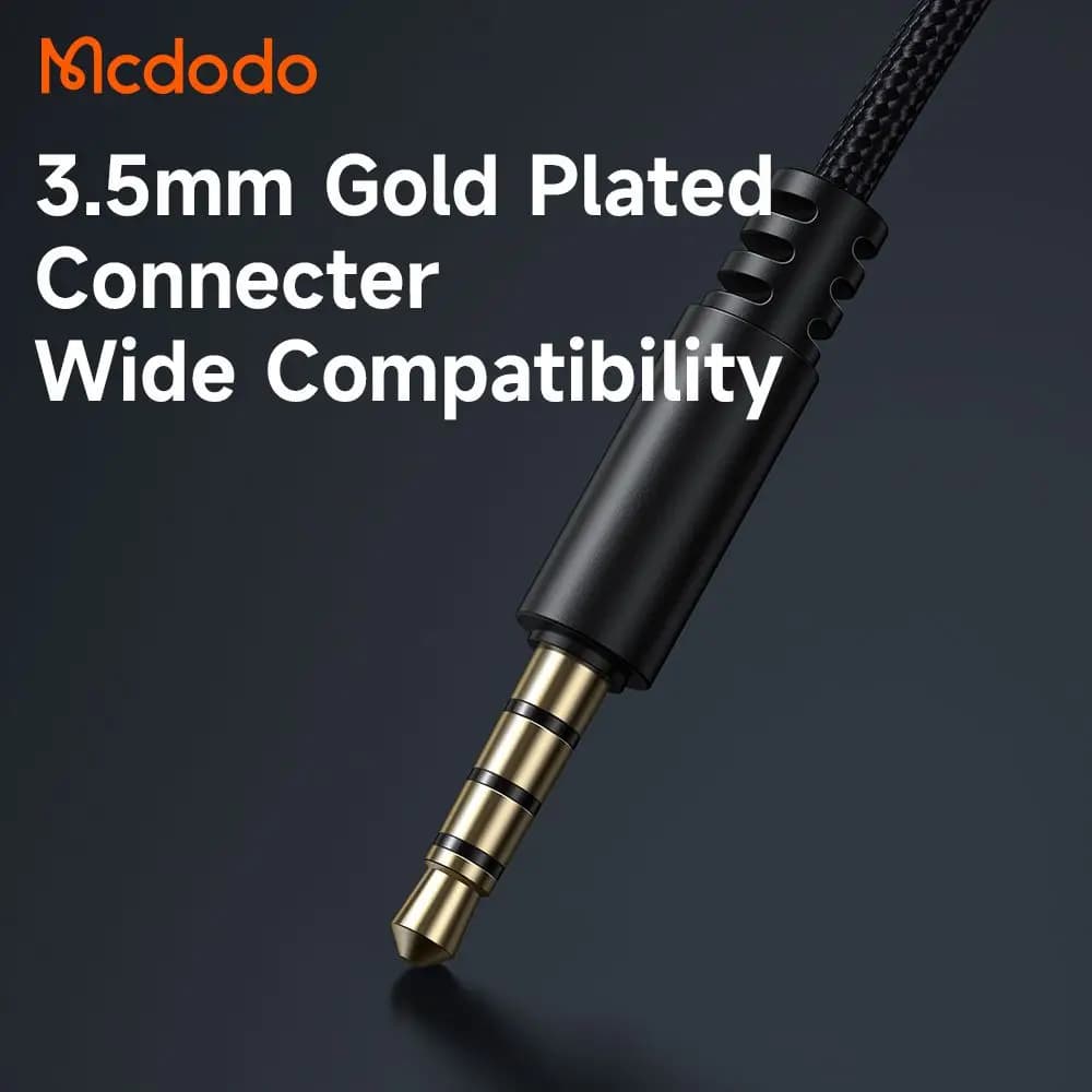 هندزفری سيم دار جک 3.5 میلیمتری مک دودو مدل Mcdodo HP-3500 — تصویر ۵