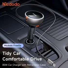 شارژر فندکی 80وات کابل دار مک دودو مدل Mcdodo CC-485 — تصویر ۴