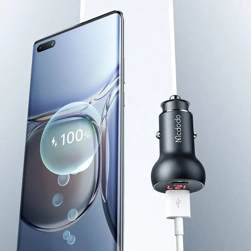 شارژر فندکی فست شارژ 45 وات مک دودو Mcdodo CC-703 — تصویر ۵