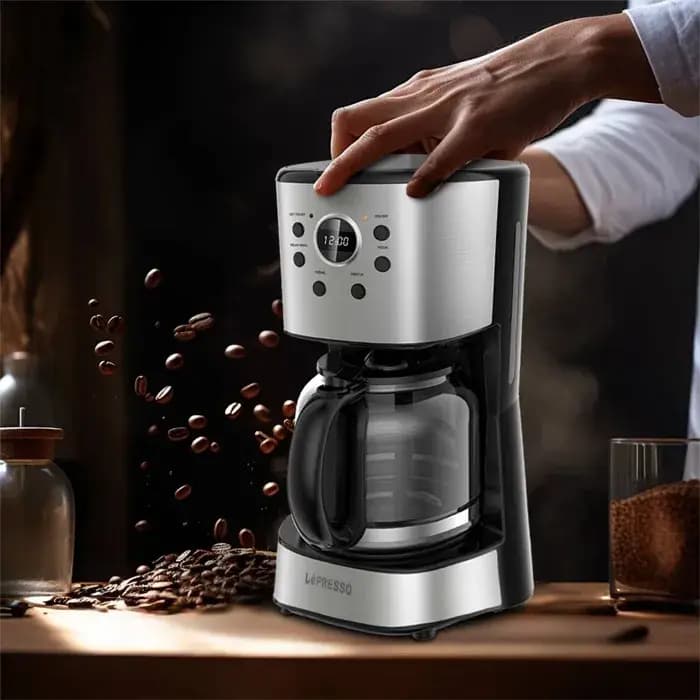 دستگاه قهوه‌ ساز ظرفیت 1.25 لیتر لپرسو مدل LE’PRESSO DRIP COFFEE MAKER — تصویر ۳