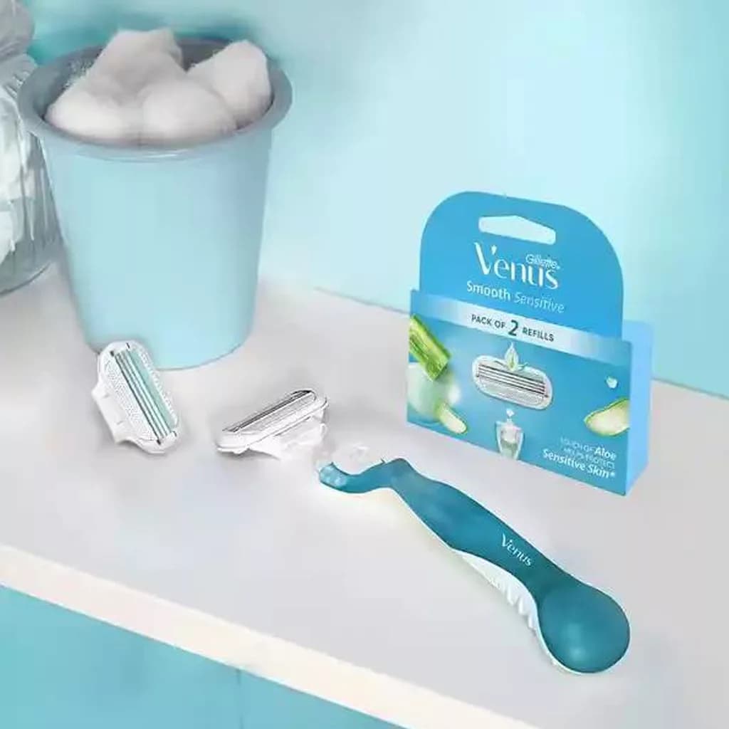 یدک تيغ اصلاح ۲عددی ژیلت مدل venus smooth — تصویر ۶