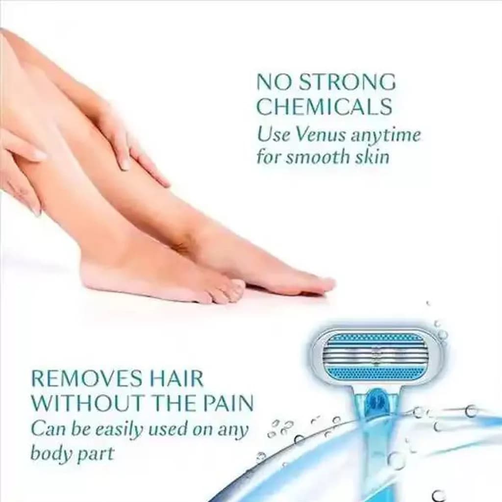 یدک تيغ اصلاح ۲عددی ژیلت مدل venus smooth — تصویر ۷