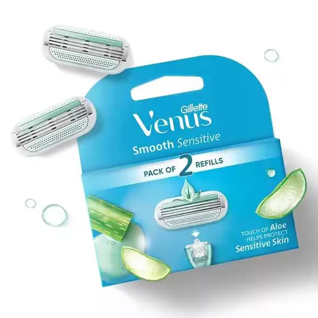 یدک تيغ اصلاح ۲عددی ژیلت مدل venus smooth — تصویر ۲