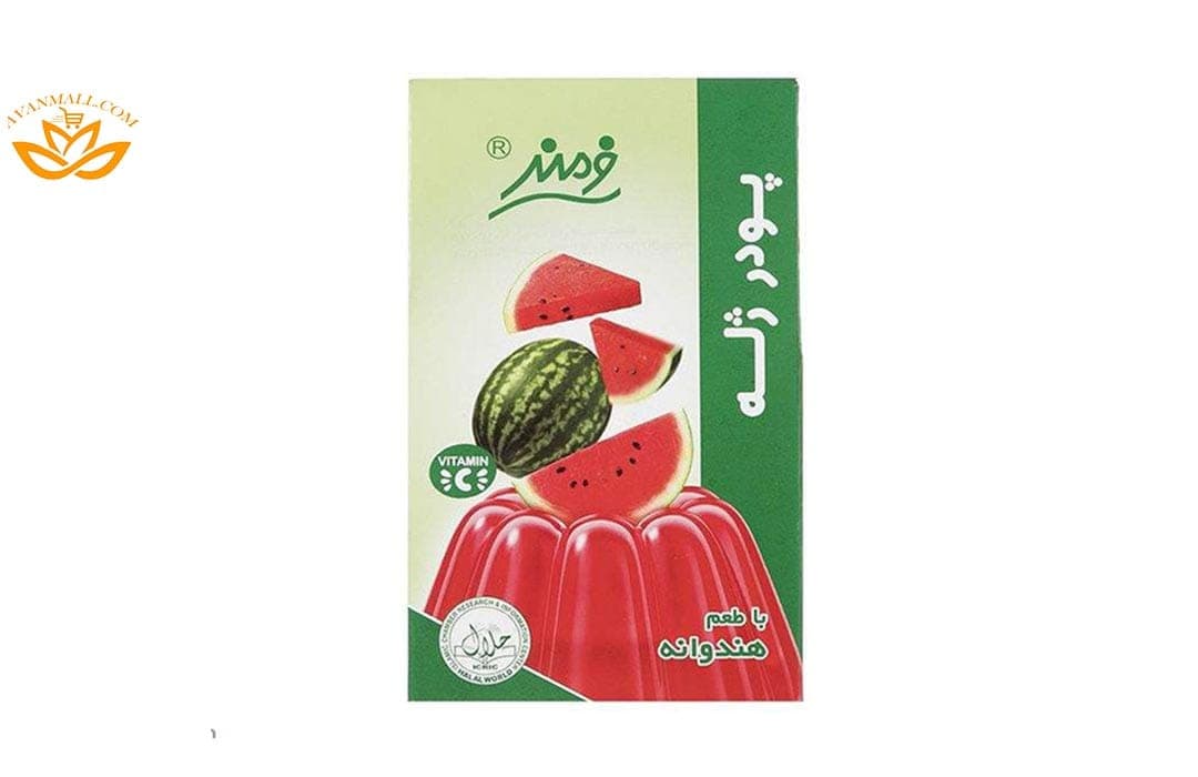 پودر ژله 100 گرمی فرمند با طعم هندوانه در بسته 9 عددی — تصویر ۳