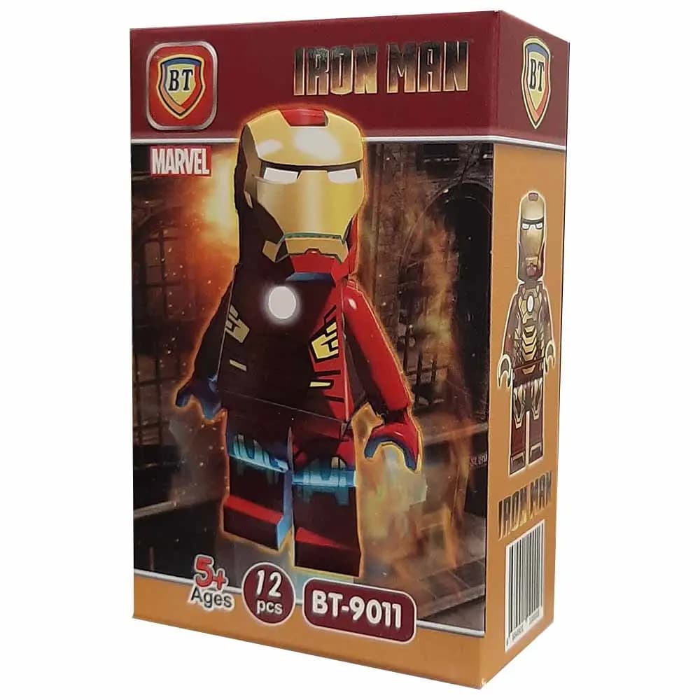 لگو 12 تکه آیرون من IRON MAN سری MARVEL HEROES کد BT-9011
