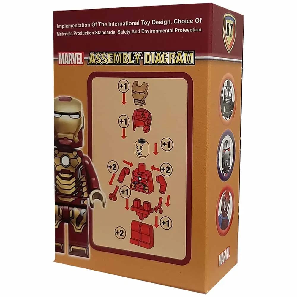 لگو 12 تکه آیرون من IRON MAN سری MARVEL HEROES کد BT-9011 — تصویر ۲