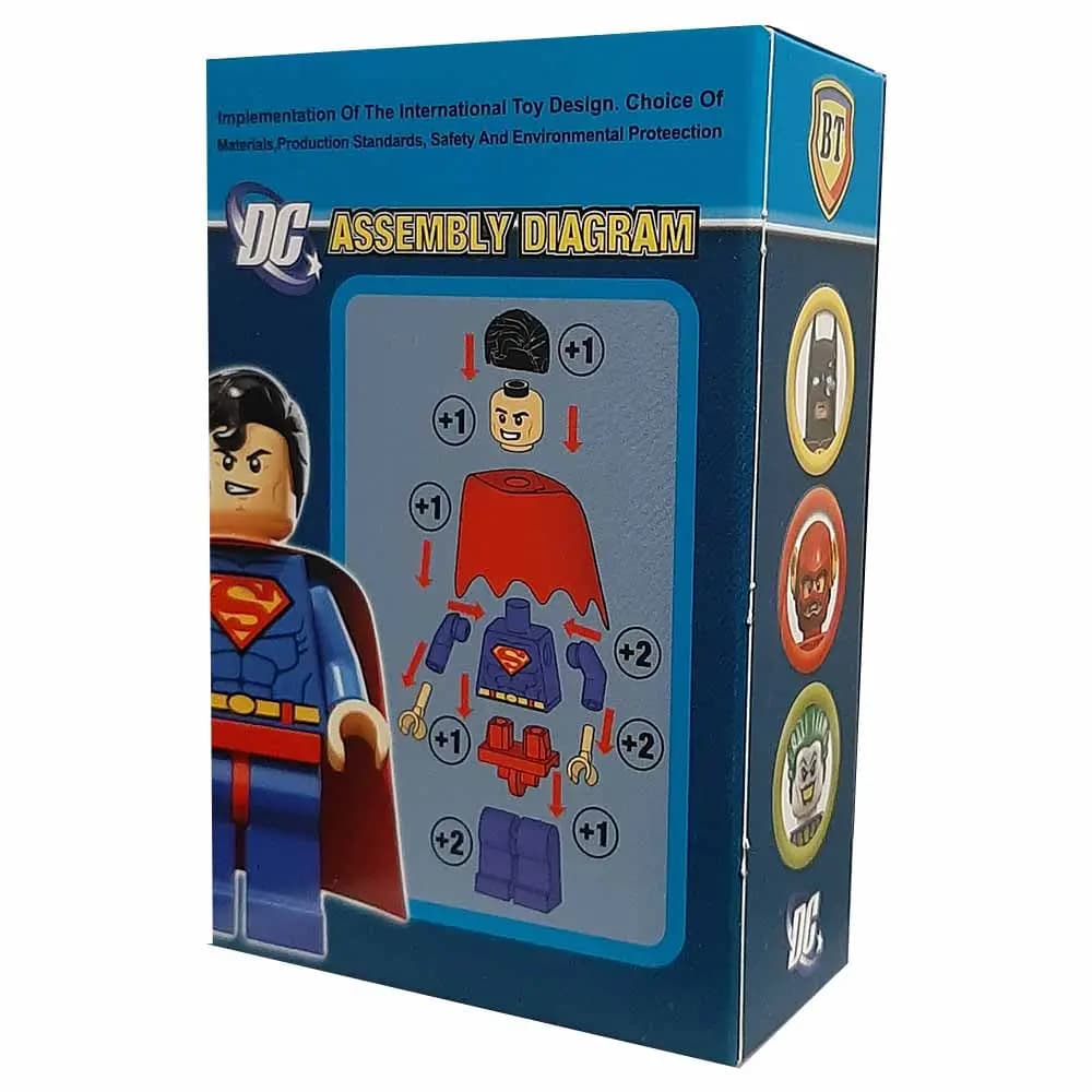 لگو 12 تکه سوپرمن SUPERMAN کد BT-9007 — تصویر ۲