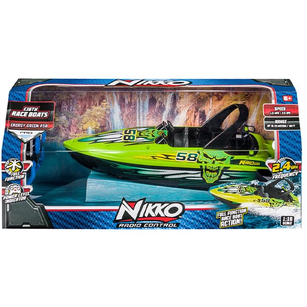 قایق کنترلی NIKKO مدل RACE BOATS سبز — تصویر ۲