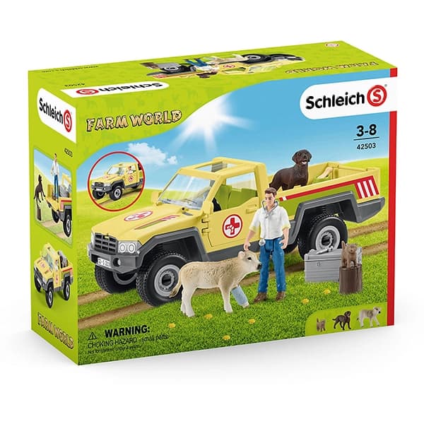 ست ماشین دامپزشک اشلایش Schleich — تصویر ۶