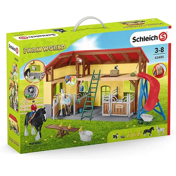ست اصطبل اسب اشلایش Schleich — تصویر ۳