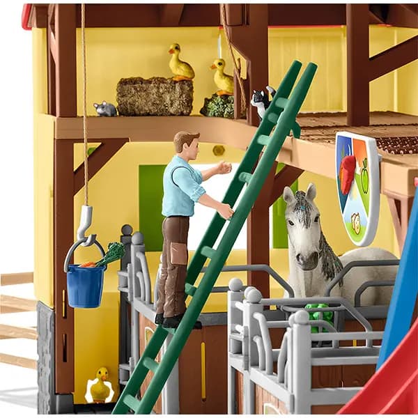 ست اصطبل اسب اشلایش Schleich — تصویر ۴