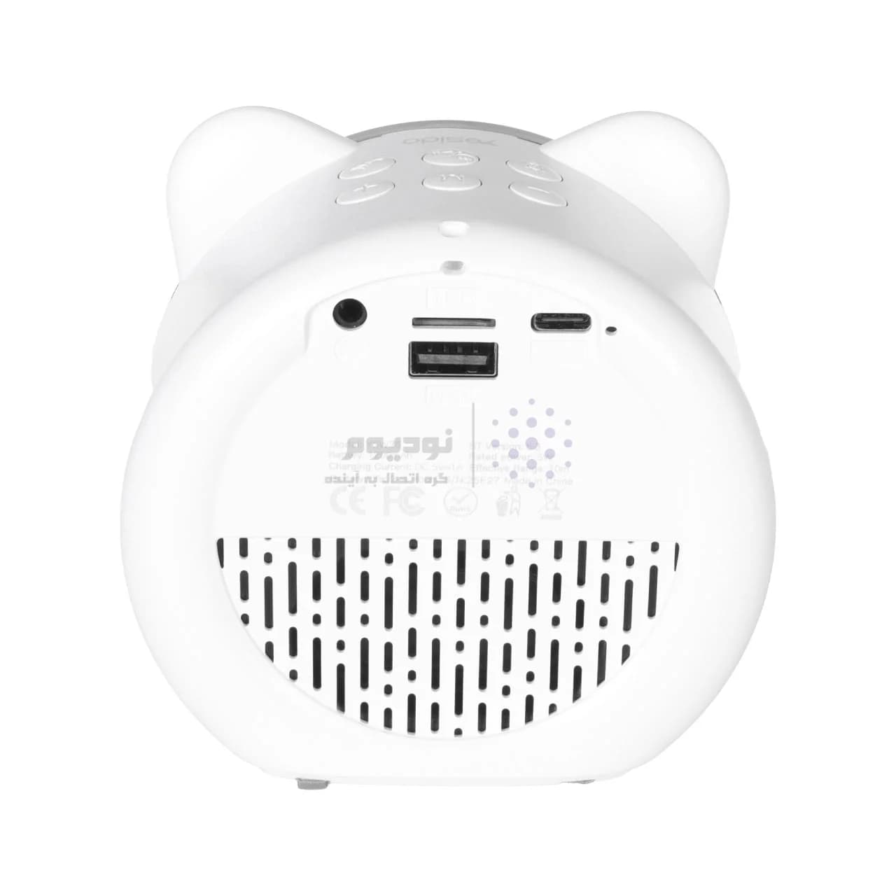 اسپیکر بلوتوثی شارژی همراه با دو میکروفون Yesido مدل YSW36 RGB Karaoke – مشکی (گارانتی 18 ماه تعویض نیکان همراه) — تصویر ۵