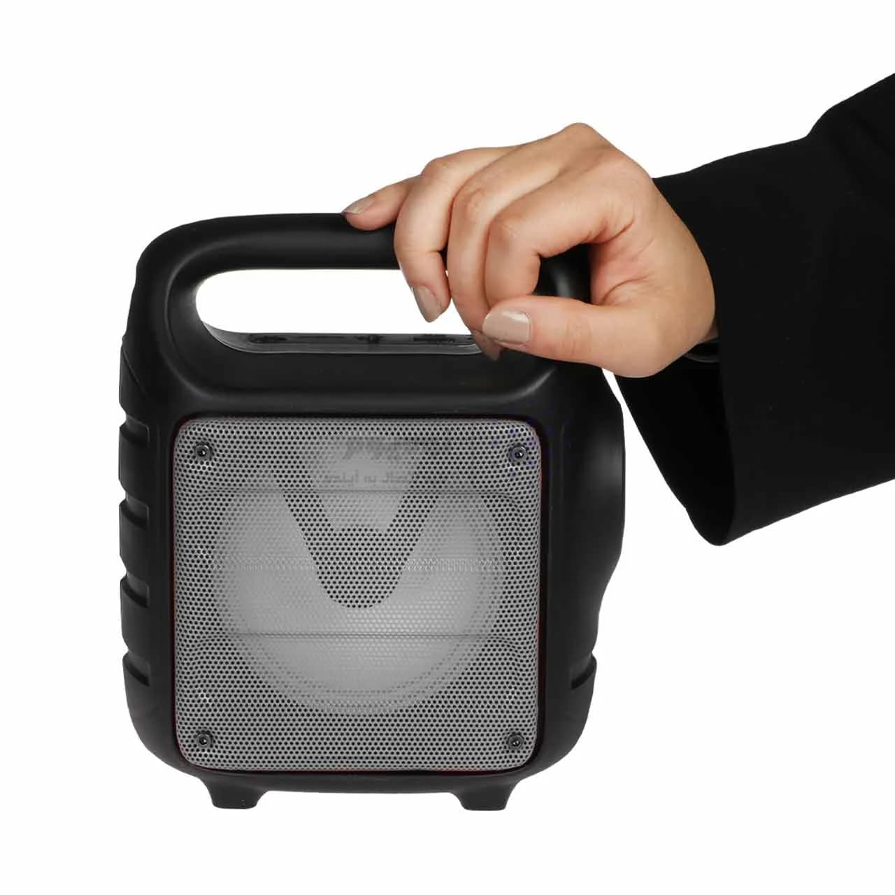 اسپیکر 5W بی سیم BIG SOUND مدل KTS-1185 – خاکستری — تصویر ۵