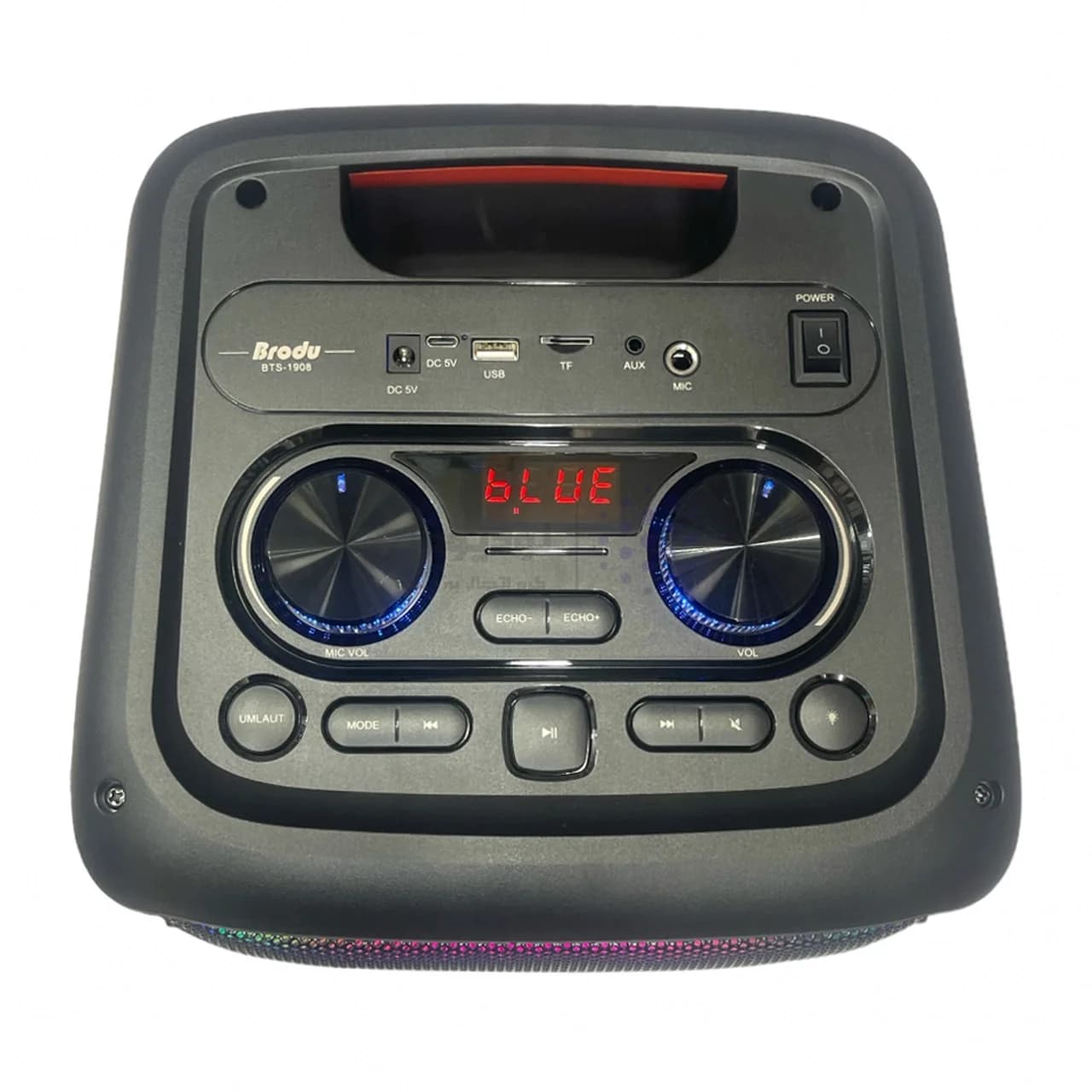 اسپیکر 80W بی سیم Brodu مدل BTS-1908 – مشکی — تصویر ۷