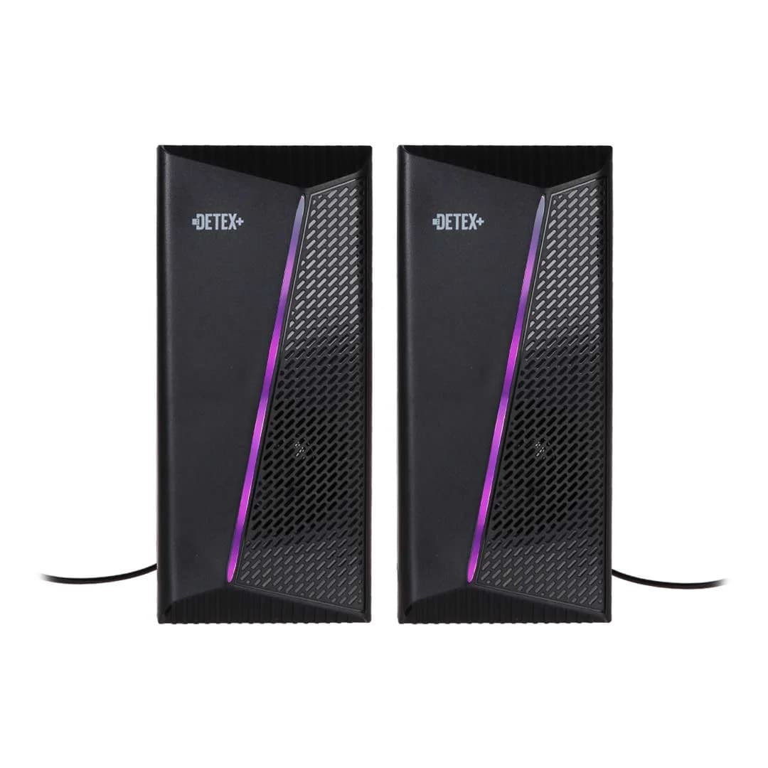 اسپیکر دوتکه رومیزی +DETEX مدل DS917 – مشکی
