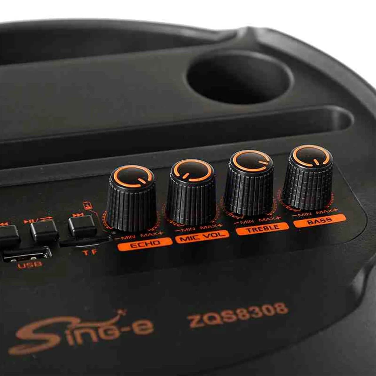 اسپیکر 60W بی سیم Sing-e مدل ZQS-8308 – مشکی — تصویر ۵