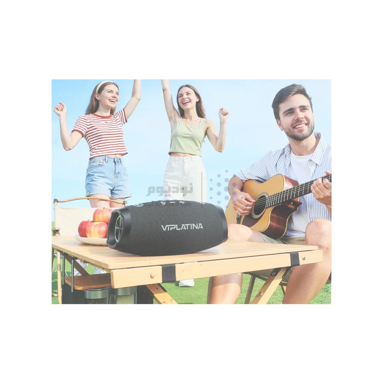 اسپیکر بی سیم VIPLATINA مدل VSW11 – مشکی (گارانتی 18 ماهه تعویض نیکان همراه) — تصویر ۴