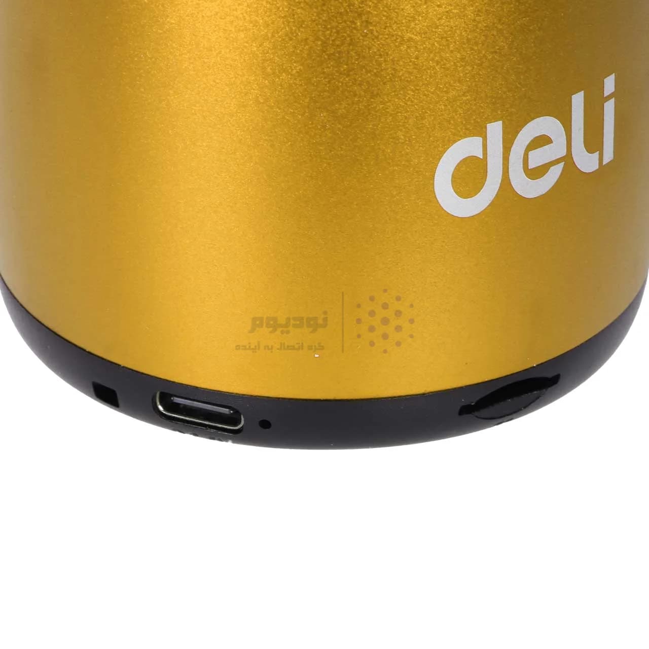 اسپیکر بی سیم Deli مدل SL2 – طلایی — تصویر ۲