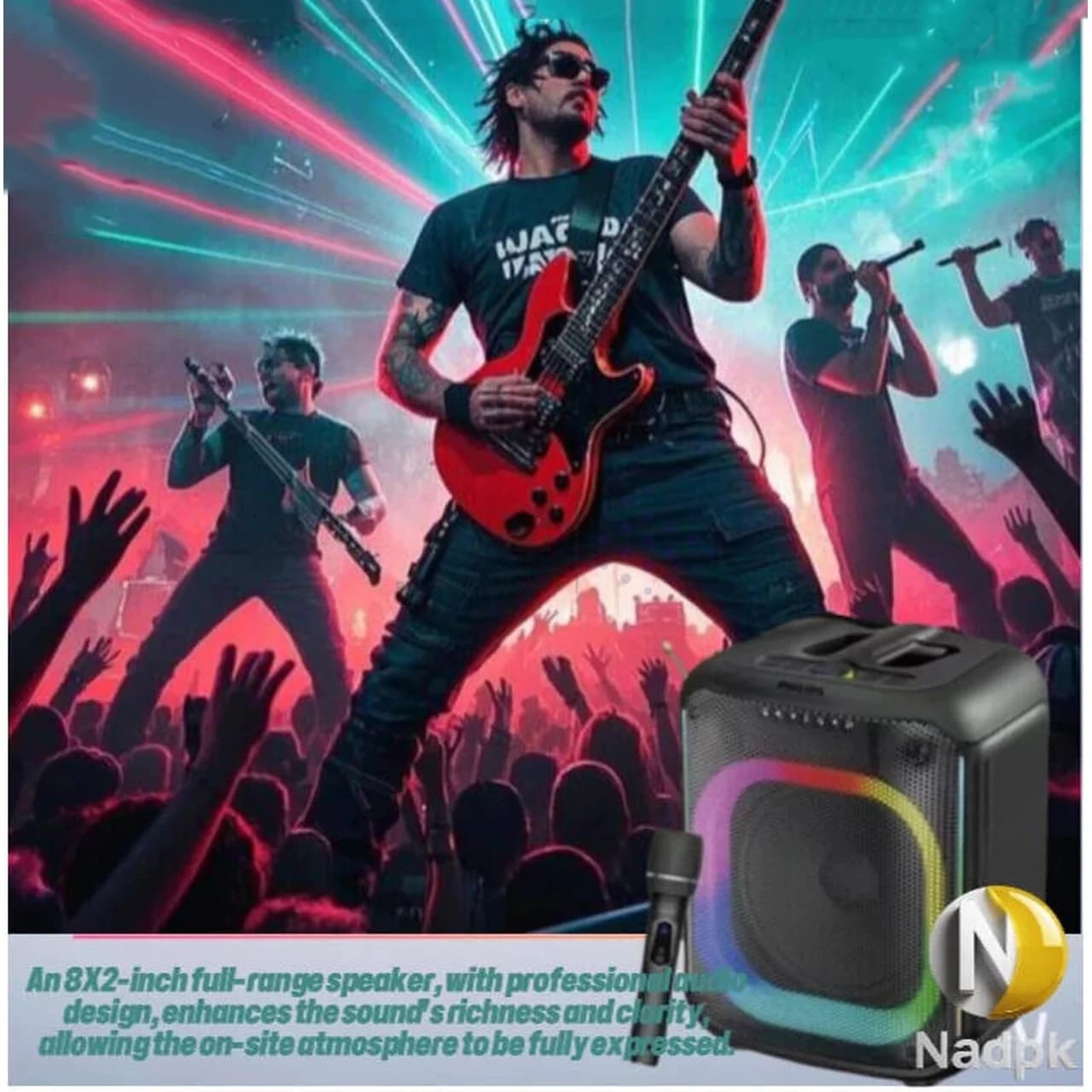 اسپیکر بی سیم Philips مدل TAX3069 – مشکی — تصویر ۷