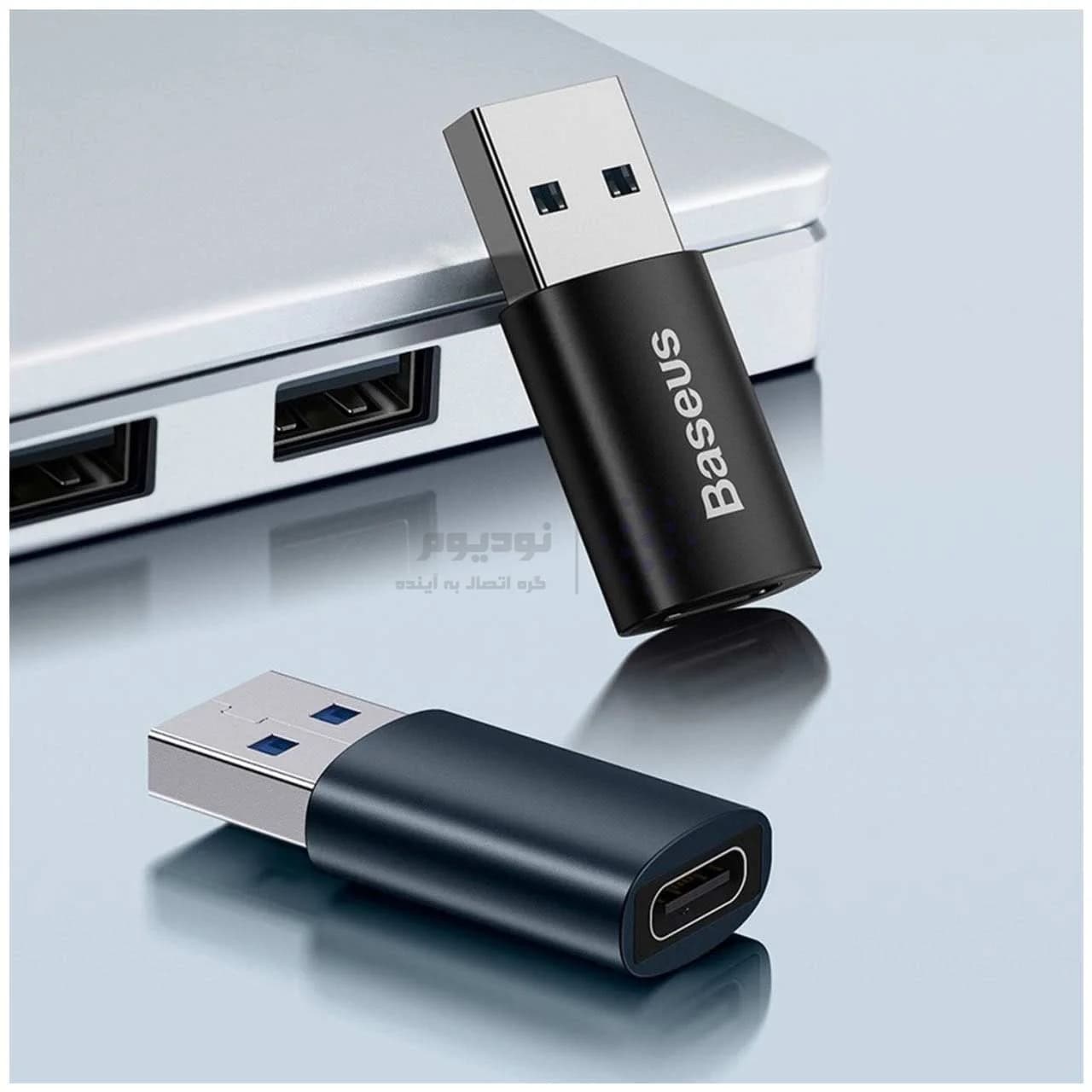 تبدیل Baseus OTG USB3.1 To Type-C مدل Ingenuity PB3343Z-1-P0A1 – مشکی (گارانتی 24 ماهه آونگ) — تصویر ۵