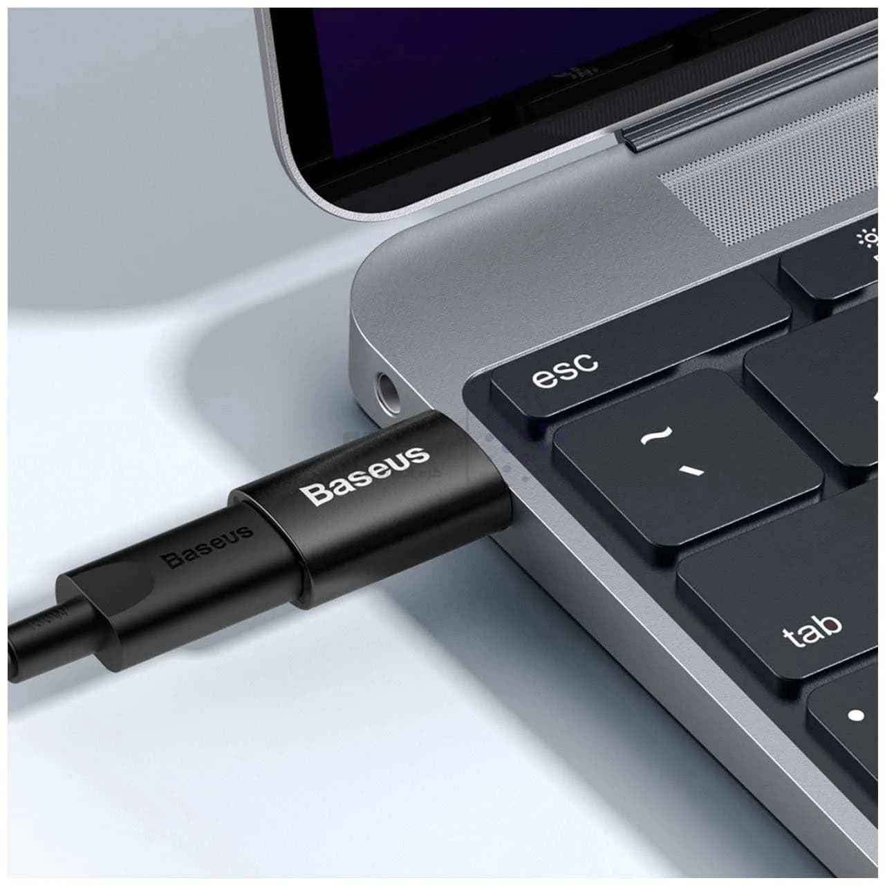 تبدیل Baseus OTG USB3.1 To Type-C مدل Ingenuity PB3343Z-1-P0A1 – مشکی (گارانتی 24 ماهه آونگ) — تصویر ۷
